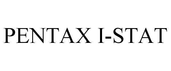 Trademark Logo PENTAX I-STAT
