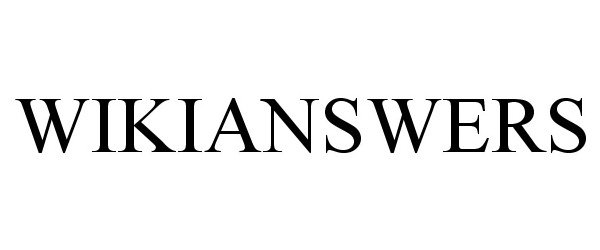 Trademark Logo WIKIANSWERS