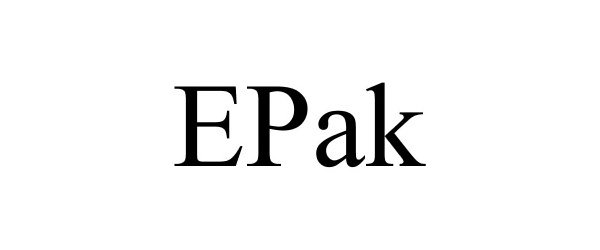 Trademark Logo EPAK