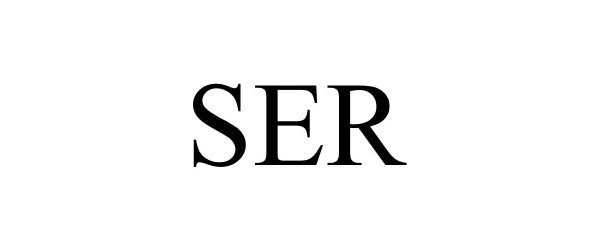 Trademark Logo SER