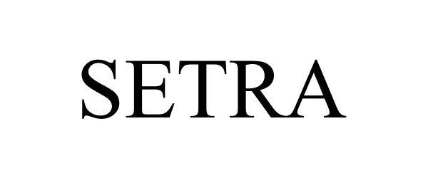 Trademark Logo SETRA