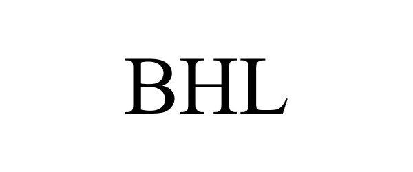 Trademark Logo BHL