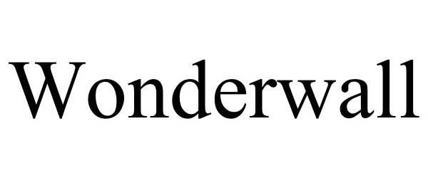 Trademark Logo WONDERWALL