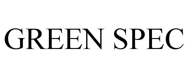 Trademark Logo GREEN SPEC