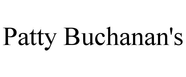  PATTY BUCHANAN'S