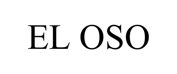 Trademark Logo EL OSO