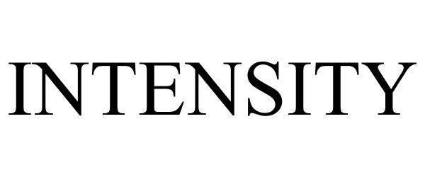 Trademark Logo INTENSITY