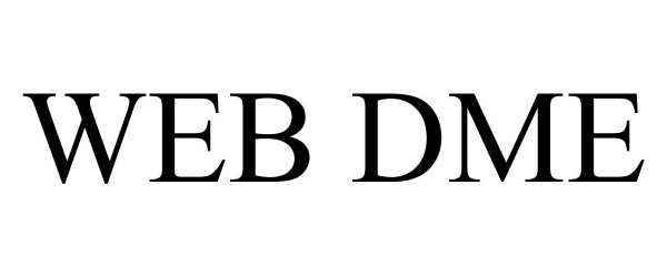  WEB DME