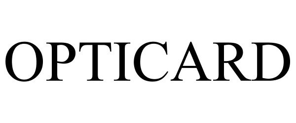 Trademark Logo OPTICARD