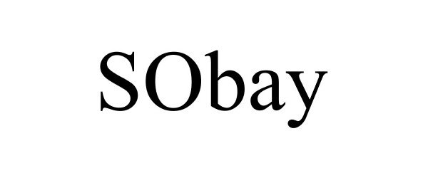 Trademark Logo SOBAY