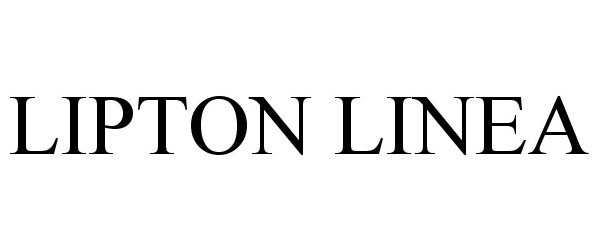 Trademark Logo LIPTON LINEA