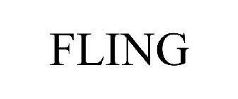 Trademark Logo FLING