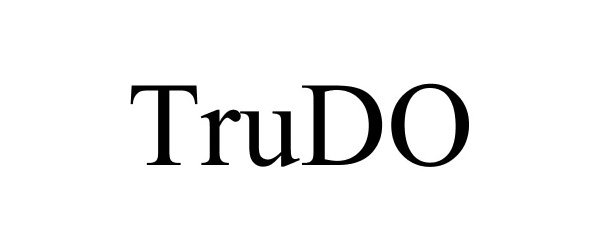 Trademark Logo TRUDO