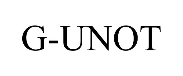Trademark Logo G-UNOT