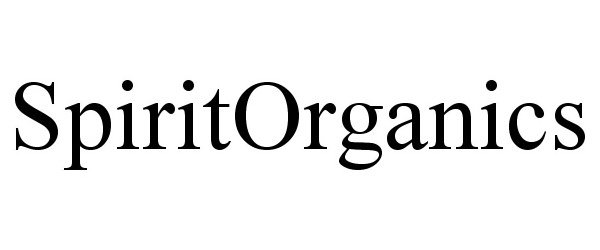 Trademark Logo SPIRITORGANICS