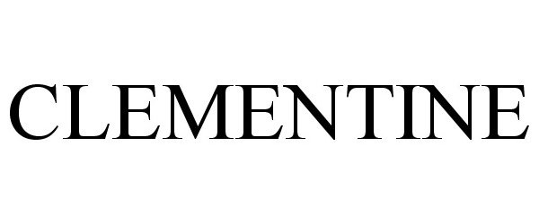 Trademark Logo CLEMENTINE