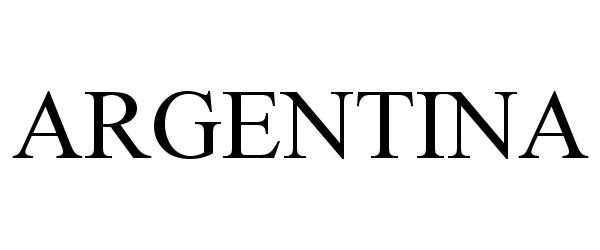 Trademark Logo ARGENTINA