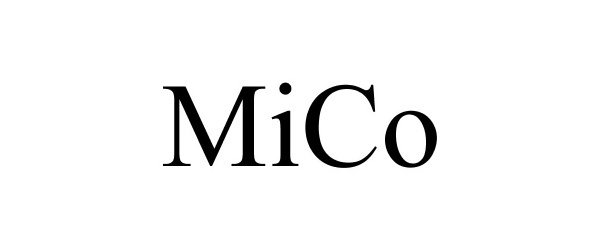 Trademark Logo MICO