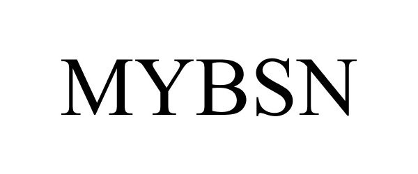 Trademark Logo MYBSN