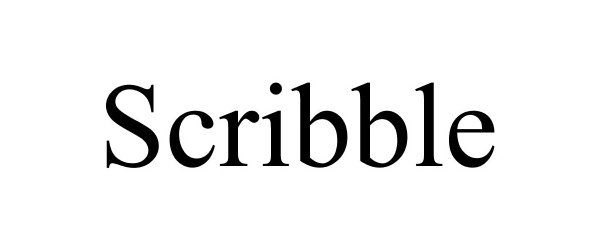 Trademark Logo SCRIBBLE