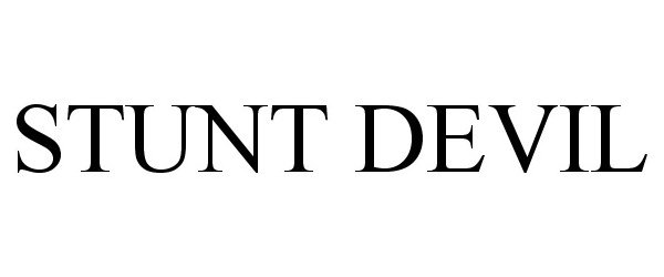 Trademark Logo STUNT DEVIL