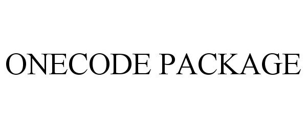  ONECODE PACKAGE