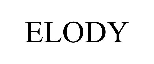 Trademark Logo ELODY