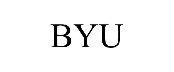 Trademark Logo BYU