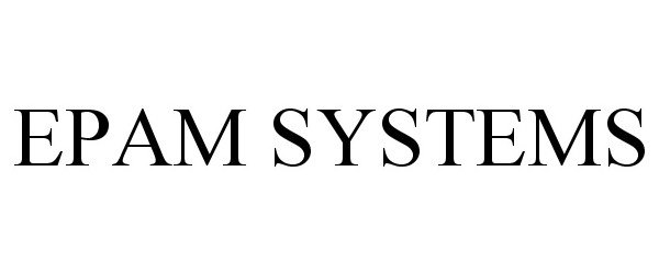 Trademark Logo EPAM SYSTEMS