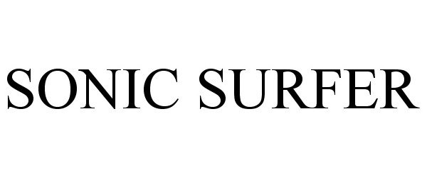 Trademark Logo SONIC SURFER