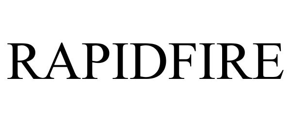 Trademark Logo RAPIDFIRE