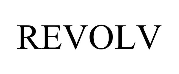 Trademark Logo REVOLV