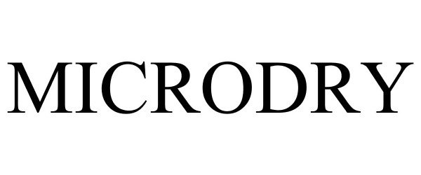 Trademark Logo MICRODRY