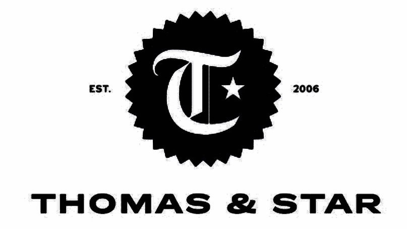 Trademark Logo T THOMAS &amp; STAR EST. 2006