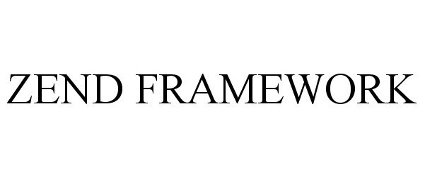 Trademark Logo ZEND FRAMEWORK