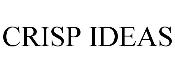 Trademark Logo CRISP IDEAS