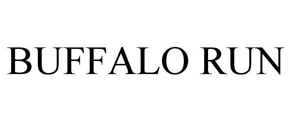 Trademark Logo BUFFALO RUN