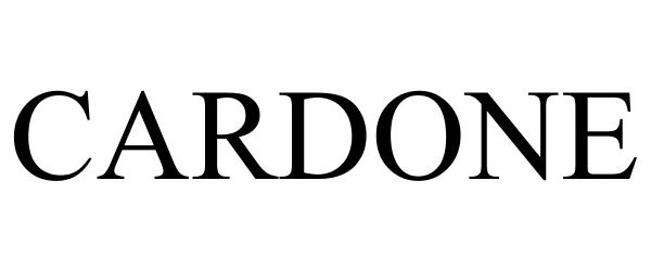 Trademark Logo CARDONE