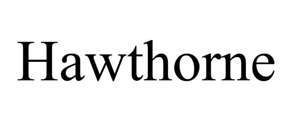 Trademark Logo HAWTHORNE