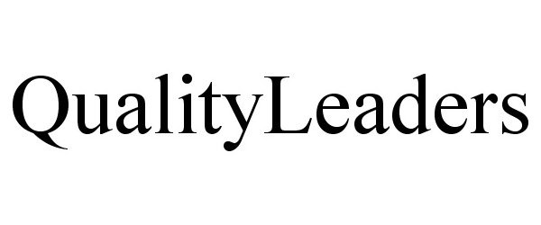 Trademark Logo QUALITYLEADERS