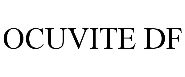 Trademark Logo OCUVITE DF