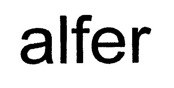 Trademark Logo ALFER