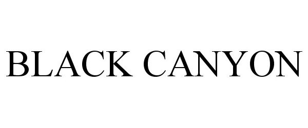 Trademark Logo BLACK CANYON