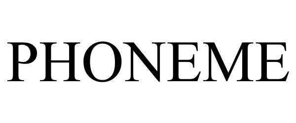 Trademark Logo PHONEME