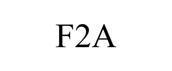 Trademark Logo F2A