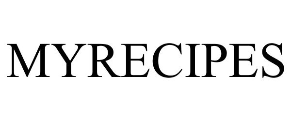 Trademark Logo MYRECIPES
