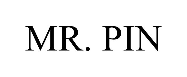 Trademark Logo MR. PIN