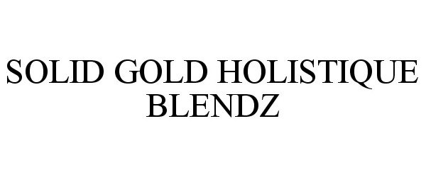  SOLID GOLD HOLISTIQUE BLENDZ