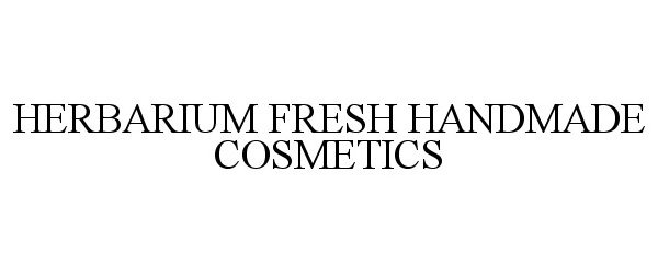  HERBARIUM FRESH HANDMADE COSMETICS