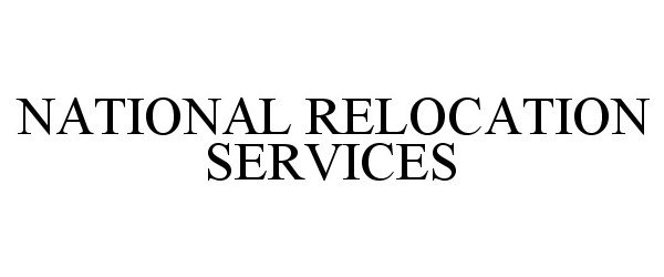  NATIONAL RELOCATION SERVICES